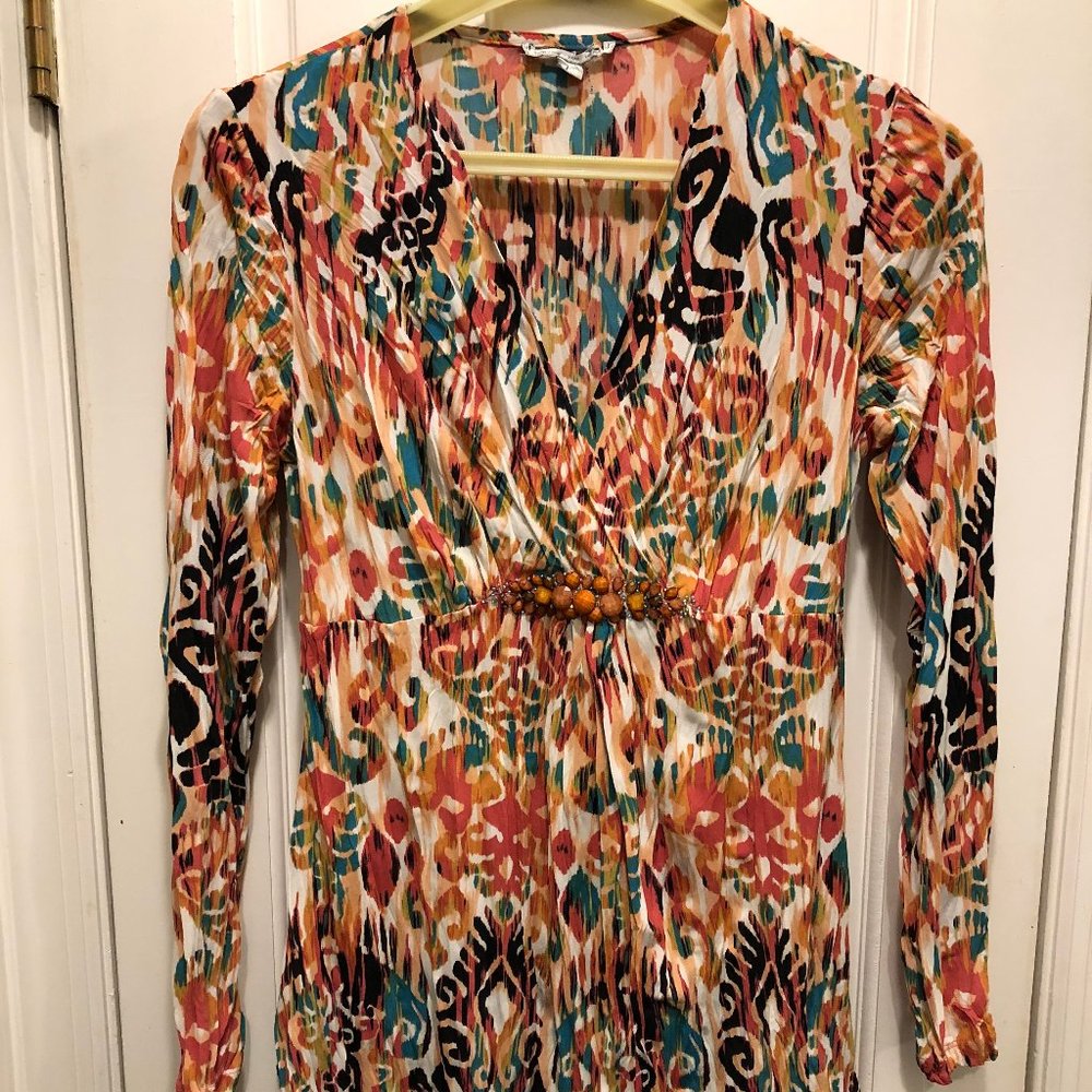Alberto Makali Pink Multicolored Tunic